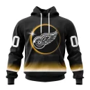 Hoodie NHL Detroit Red Wings Special Eclipse Design St2401