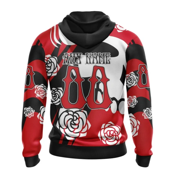 Hoodie NHL Detroit Red Wings Special Grateful Dead Design St2305 - Image 2