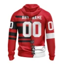 Hoodie NHL Detroit Red Wings Special Home Mix Reverse Retro Personalized Kits