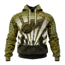 Hoodie NHL Detroit Red Wings Special Military Camo Kits For Veterans Day And Rememberance Day St2201