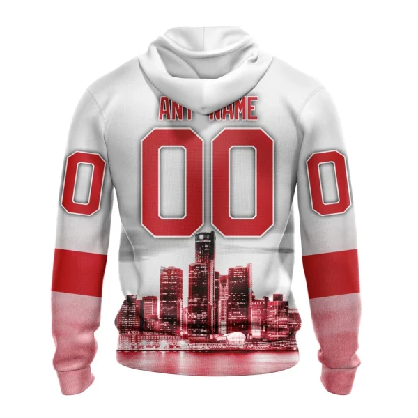 Hoodie NHL Detroit Red Wings Special Motor City Design St2301 - Image 2