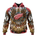 Hoodie NHL Detroit Red Wings Special Native Costume Design St2201