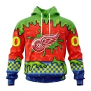 Hoodie NHL Detroit Red Wings Special Nickelodeon Design St2301