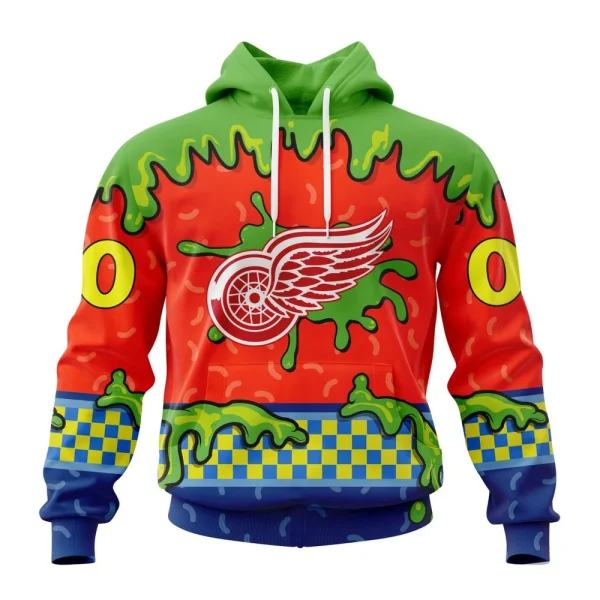 Hoodie NHL Detroit Red Wings Special Nickelodeon Design St2301