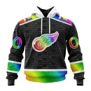 Hoodie NHL Detroit Red Wings Special Pride Design Hockey Is For Everyone