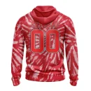 Hoodie NHL Detroit Red Wings Special Retro Vintage Tie Dye St2201