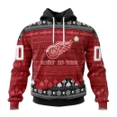 Hoodie NHL Detroit Red Wings Special Star Trek Design St2201