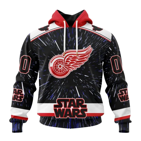 Hoodie NHL Detroit Red Wings Special Star Wars Design St2303
