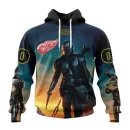 Hoodie NHL Detroit Red Wings Special Star Wars The Mandalorian Design St2401