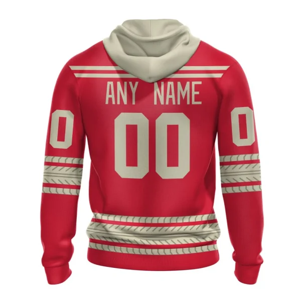 Hoodie NHL Detroit Red Wings Special Two-Tone Design St2401 - Image 2