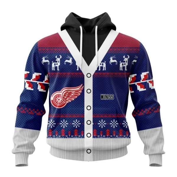 Hoodie NHL Detroit Red Wings, Specialized Chrismas Season