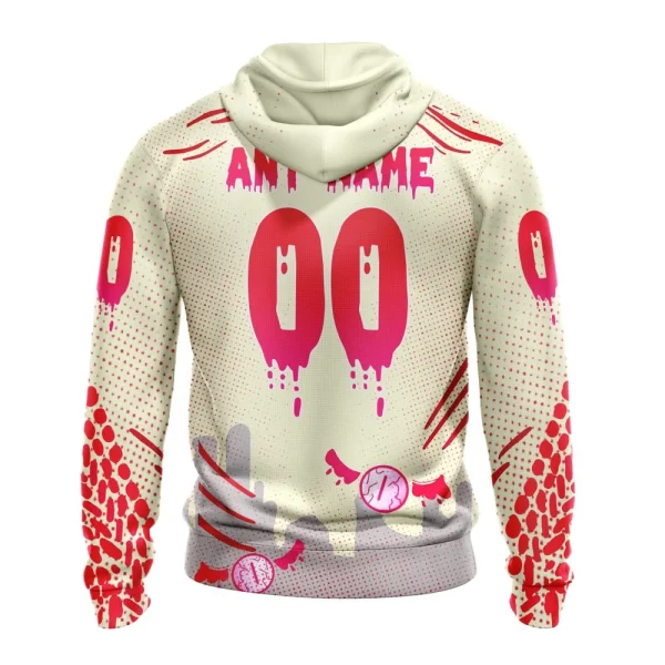 Hoodie NHL Detroit Red Wings, Specialized Jersey For Halloween Night - Image 2