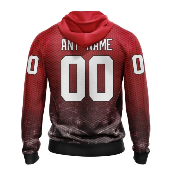 Hoodie NHL Detroit Red Wings, Specialized Fishing Style St2201 - Image 2