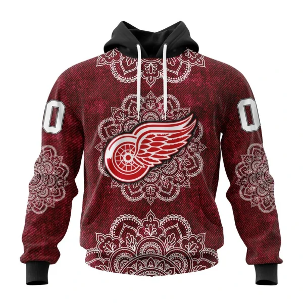 Hoodie NHL Detroit Red Wings, Specialized Mandala Style St2201