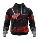 Hoodie NHL Detroit Red Wings, Specialized Starwar Darth Vader Version Jersey