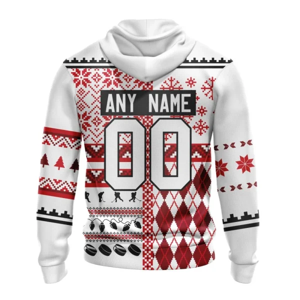 Hoodie NHL Detroit Red Wings, Specialized Unisex Christmas Is Coming V01 - Image 2