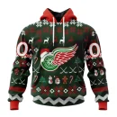 Hoodie NHL Detroit Red Wings, Specialized Unisex Christmas Is Coming