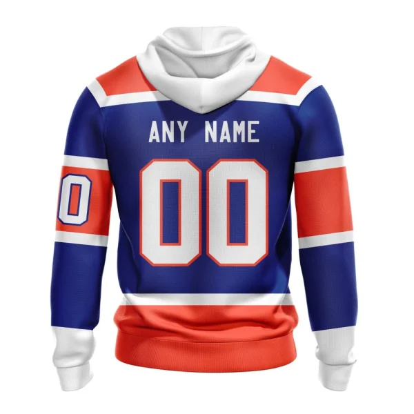 Hoodie NHL Edmonton Oilers Blue Heritage Classic - Image 2