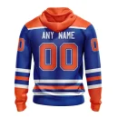 Hoodie NHL Edmonton Oilers Royal Blue Home