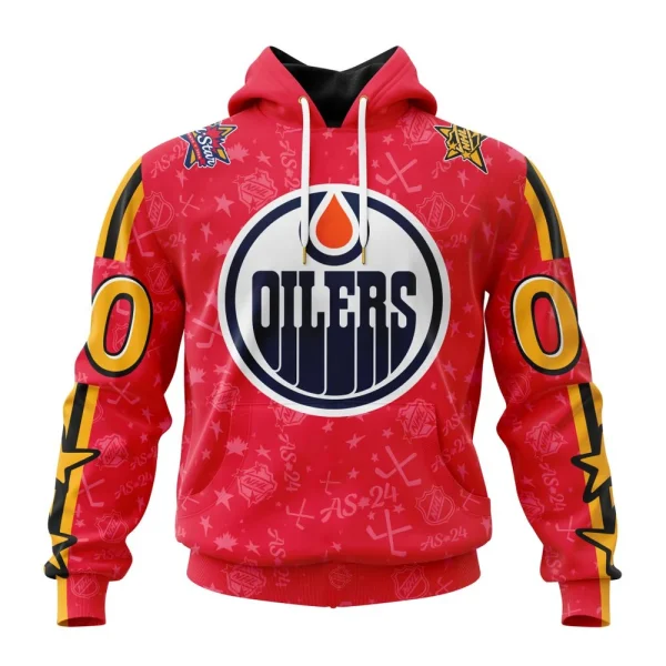 Hoodie NHL Edmonton Oilers Special All-Star Game Design St2401