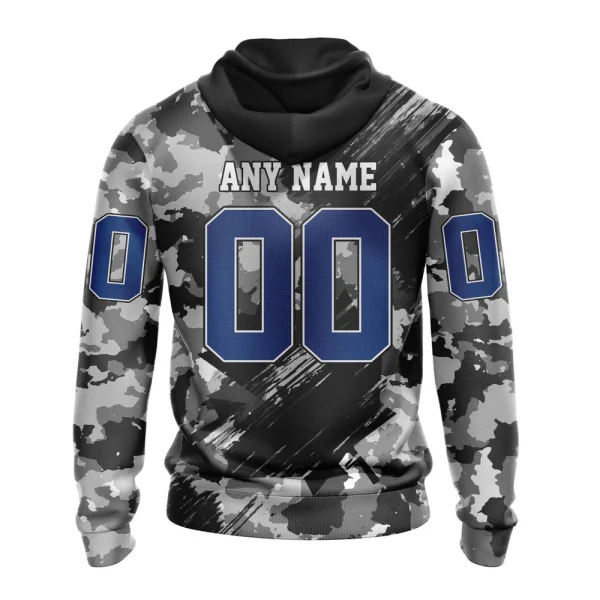 Hoodie NHL Edmonton Oilers Special Camo Armed Forces Design St2301 - Image 2