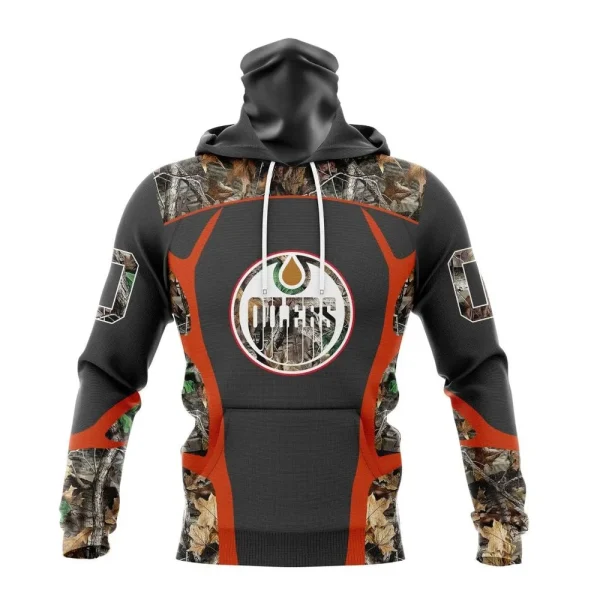 Hoodie NHL Edmonton Oilers Special Camo Hunting Design V2302