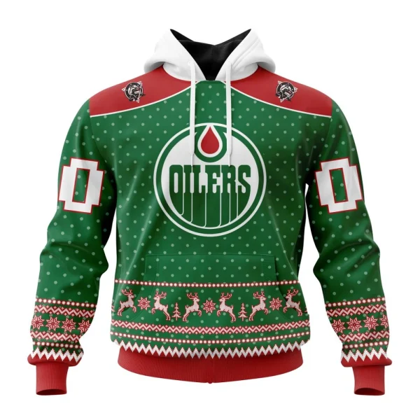 Hoodie NHL Edmonton Oilers Special Christmas Apparel St2201