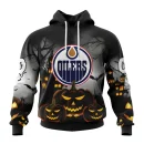 Hoodie NHL Edmonton Oilers Special Design For Halloween St2302