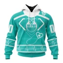 Hoodie NHL Edmonton Oilers Special Design Honoring Healthcare Heroes St2301