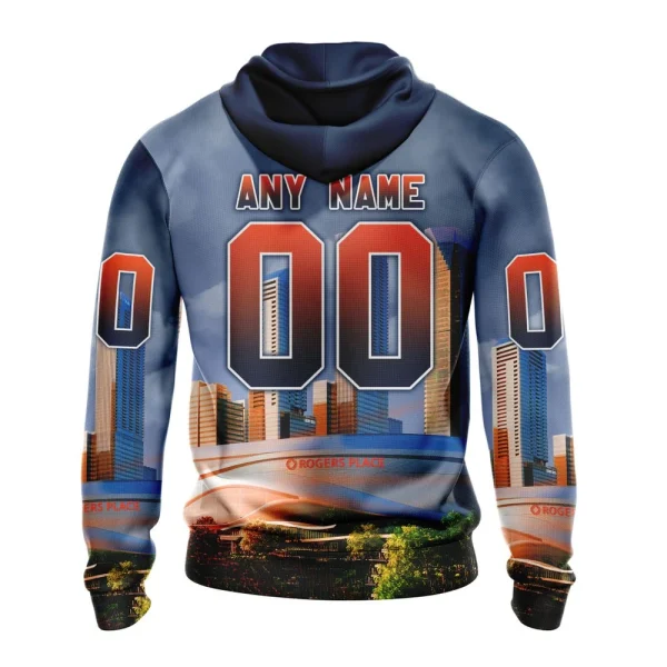 Hoodie NHL Edmonton Oilers Special Design With Rogers Place St2401 - Image 2
