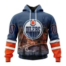 Hoodie NHL Edmonton Oilers Special Design With Walterdale Bridge St2301