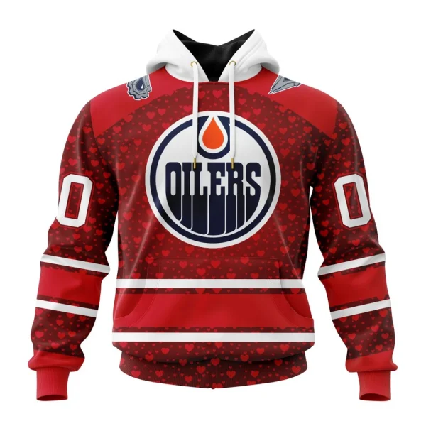 Hoodie NHL Edmonton Oilers Special Gift For Valentines Day St2401