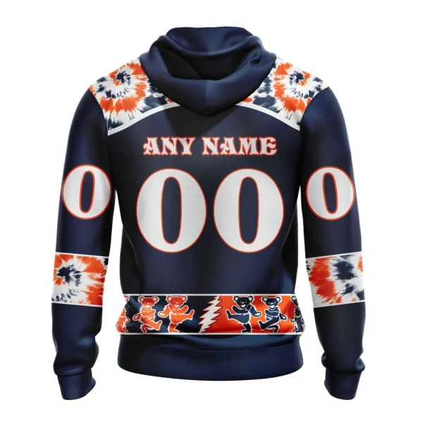 Hoodie NHL Edmonton Oilers Special Grateful Dead Design St2301 - Image 2
