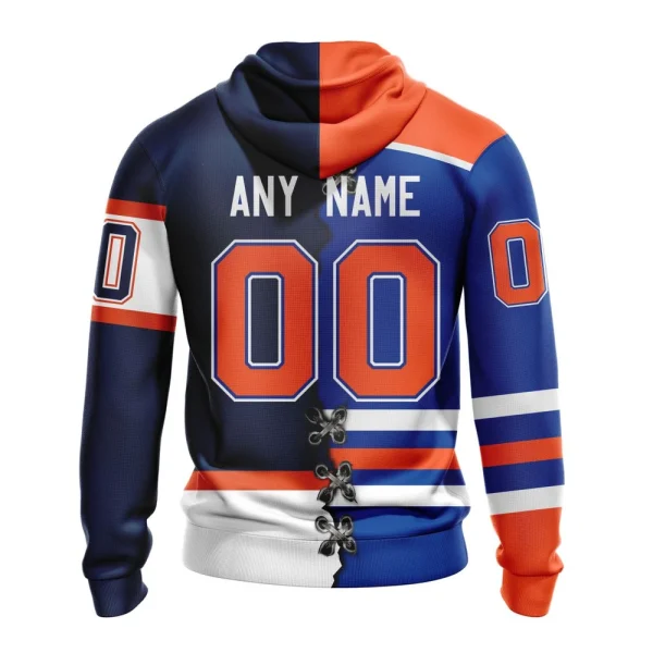 Hoodie NHL Edmonton Oilers Special Home Mix Reverse Retro Personalized Kits - Image 2
