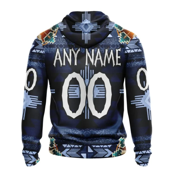 Hoodie NHL Edmonton Oilers Special Native Costume Design St2202 - Image 2