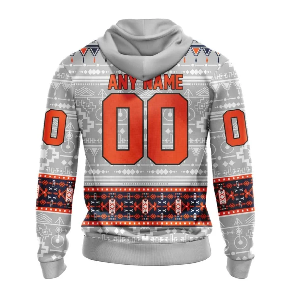 Hoodie NHL Edmonton Oilers Special Native Design St2302 - Image 2
