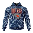Hoodie NHL Edmonton Oilers Special Retro Vintage Tie Dye St2201