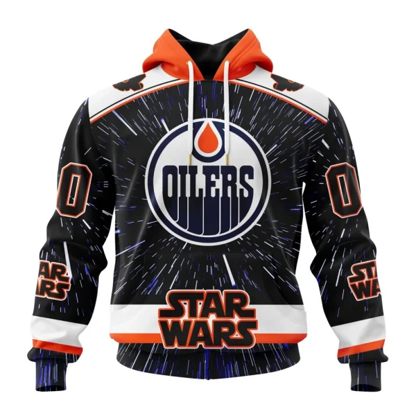 Hoodie NHL Edmonton Oilers Special Star Wars Design St2303