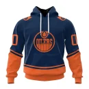 Hoodie NHL Edmonton Oilers Special Two-Tone Design St2401