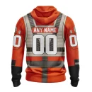 Hoodie NHL Edmonton Oilers Star Wars Rebel Pilot Design St2201