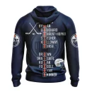 Hoodie NHL Edmonton Oilers Western Conference Champions St2402