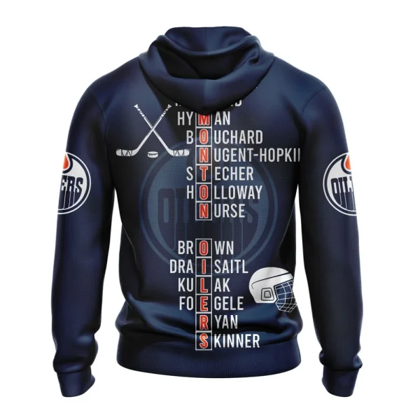 Hoodie NHL Edmonton Oilers Western Conference Champions St2402 - Image 2