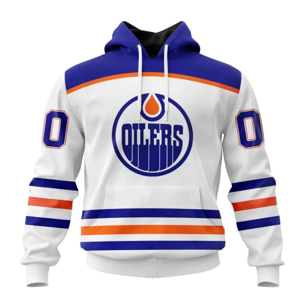 Hoodie NHL Edmonton Oilers White Away