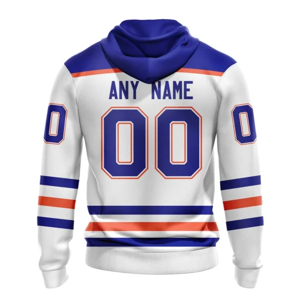 Hoodie NHL Edmonton Oilers White Away - Image 2