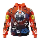 Hoodie NHL Edmonton Oilers X Hawaii Specialized Design For Hawaiia V0122