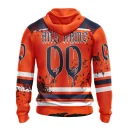 Hoodie NHL Edmonton Oilers, Specialized Design Jersey With Your Ribs For Halloween