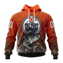 Hoodie NHL Edmonton Oilers, Specialized Fishing Style St2201