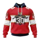 Hoodie NHL Florida Panthers Home With 30Th Anniversary Logo