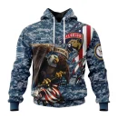 Hoodie NHL Florida Panthers Honor Us Navy Veterans St2202