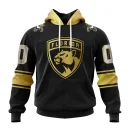 Hoodie NHL Florida Panthers Special Black And Gold Design St2401